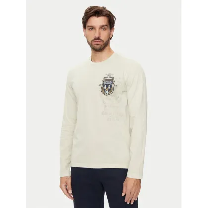 Zdjęcie Aeronautica Militare Longsleeve 242TS2300J652 Beżowy Regular Fit