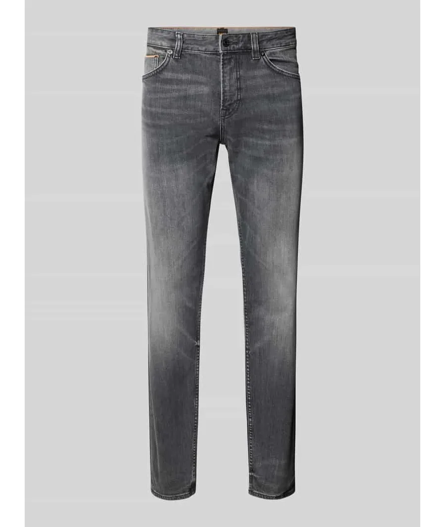 obrazek 1 Jeansy o kroju slim fit z 5 kieszeniami model ‘Maine’