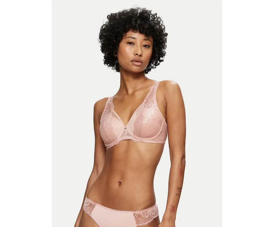 obrazek 1 Triumph Biustonosz z fiszbiną Wild Peony Florale 10209627 Różowy