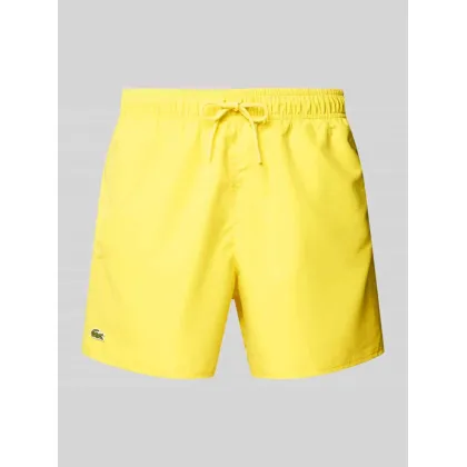 Zdjęcie Spodenki kąpielowe o kroju regular fit z naszywką z logo