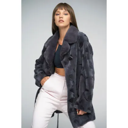 Picture Luxurious mink fur coat for women - A&A Vesa