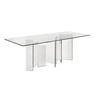 Zdjęcie Wysoki stół ze szklaną podstawą - Tonelli Design