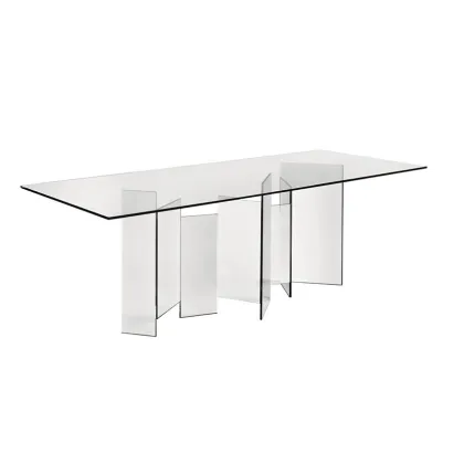 Zdjęcie Wysoki stół ze szklaną podstawą - Tonelli Design