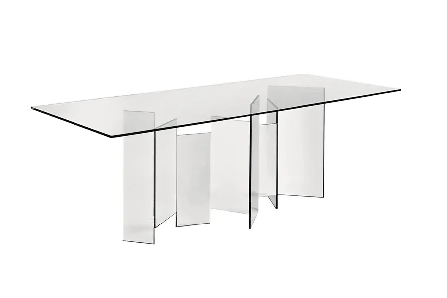 obrazek 1 Wysoki stół ze szklaną podstawą - Tonelli Design