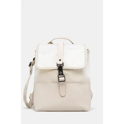 Zdjęcie Rains plecak Split Bucket Backpack W3 kolor beżowy duży gładki 14140.107