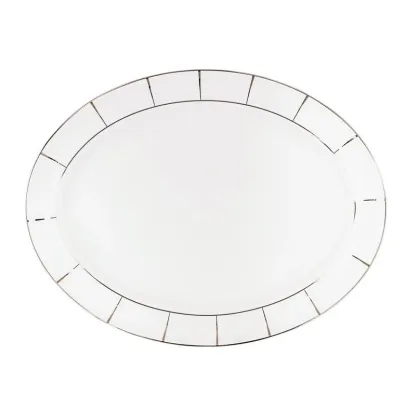 Zdjęcie Ładny talerz porcelanowy Excentric do jadalni