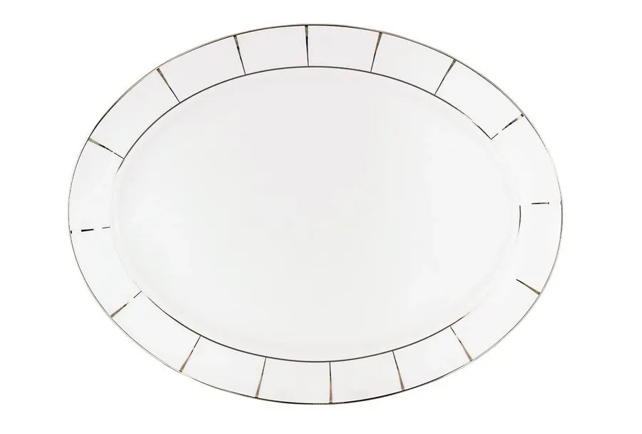 obrazek 1 Ładny talerz porcelanowy Excentric do jadalni