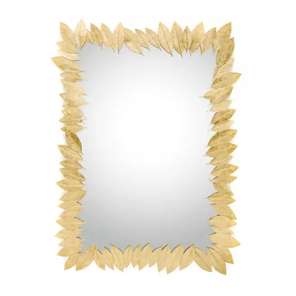 Zdjęcie Prostokątne lustro wykonane z odlewu mosiądzu do eleganckiego wnętrza - Ginger & Jagger