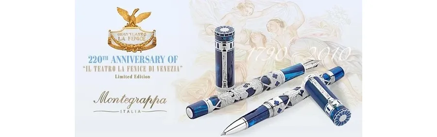 obrazek 2 Prestiżowa Montegrappa Teatro La Fenice  di Venezia Srebrne Pióro Kulkowe