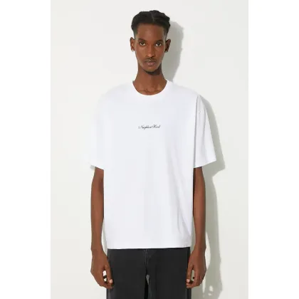 Zdjęcie NEIGHBORHOOD t-shirt Tee SS-8 męski kolor biały z nadrukiem 241PCNH.ST08