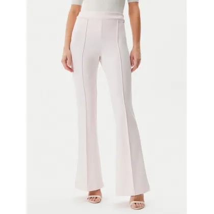 Zdjęcie Guess Spodnie materiałowe W4YB01KCBO2 Różowy Flare Fit