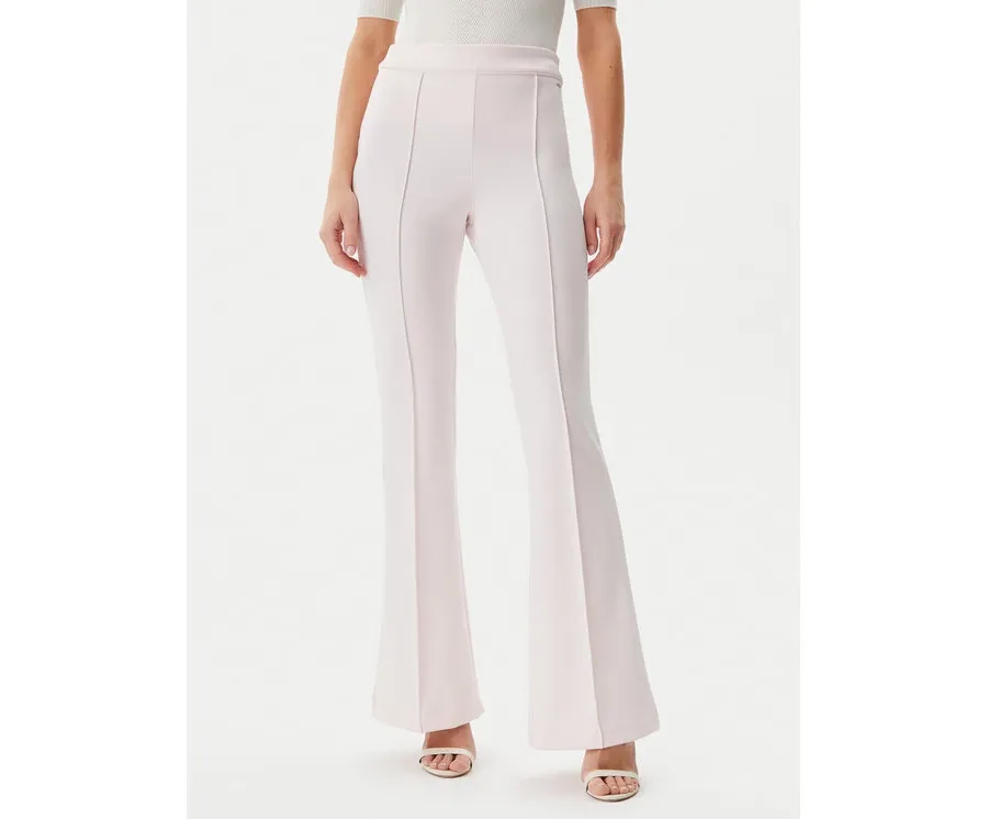 obrazek 1 Guess Spodnie materiałowe W4YB01KCBO2 Różowy Flare Fit