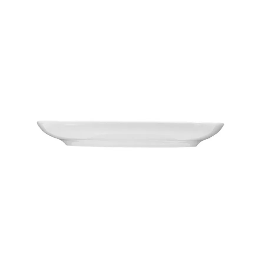 obrazek 2 Płaski prostokątny porcelanowy talerz do chleba 17,5 cm z Niemiec - Seltmann Weiden