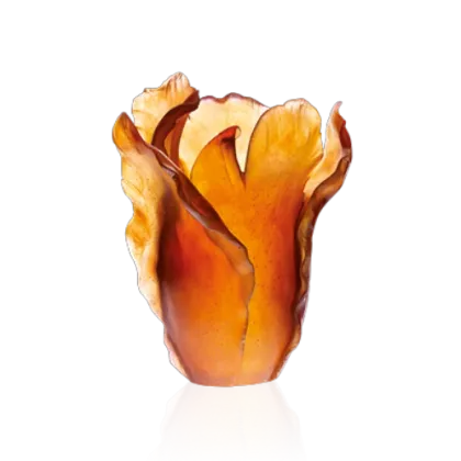 Zdjęcie Kryształowy duży tulipanowy wazon – firma Daum