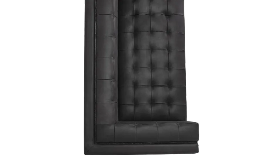 obrazek 2 Czarna prestiżowa sofa do stylowych wnętrz - Daytona