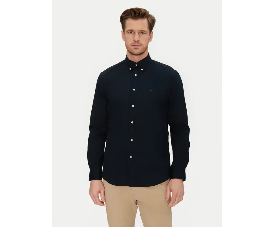obrazek 1 Tommy Hilfiger Koszula Core Flex MW0MW39988 Granatowy Regular Fit