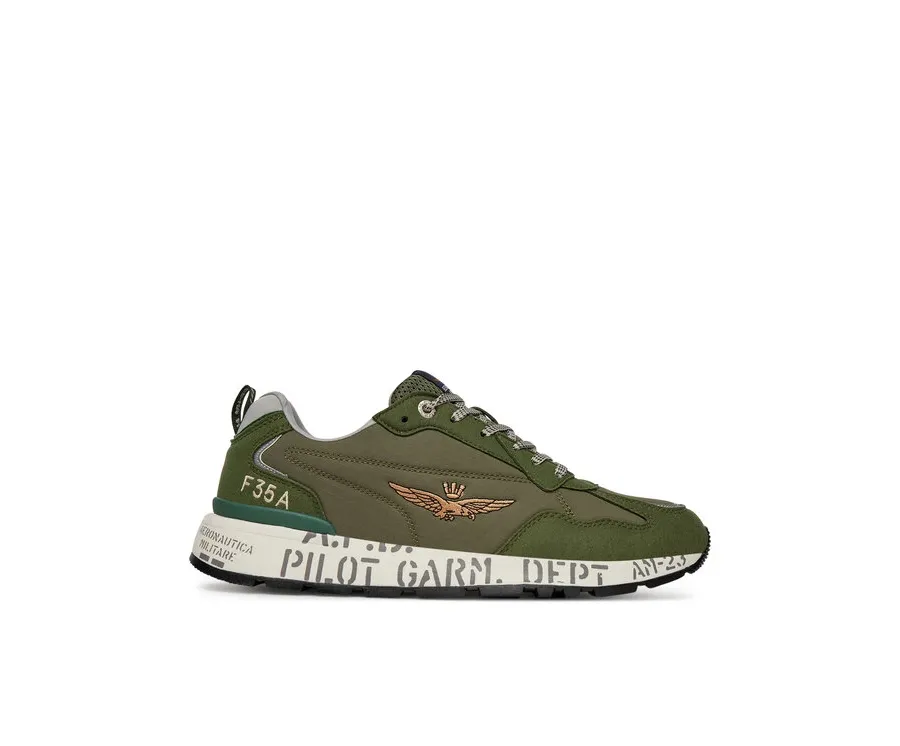 obrazek 1 Aeronautica Militare Sneakersy 251SC276CT3332 Zielony