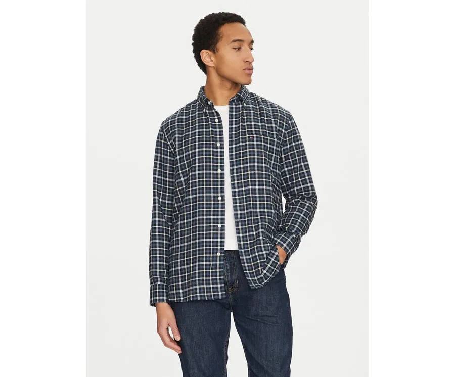 obrazek 1 Tommy Hilfiger Koszula Gingham MW0MW37573 Granatowy Regular Fit