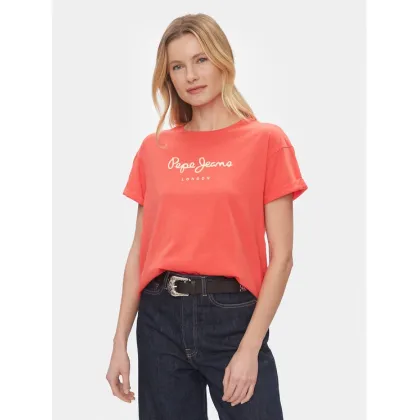 Zdjęcie Pepe Jeans T-Shirt Helga PL505761 Czerwony Regular Fit