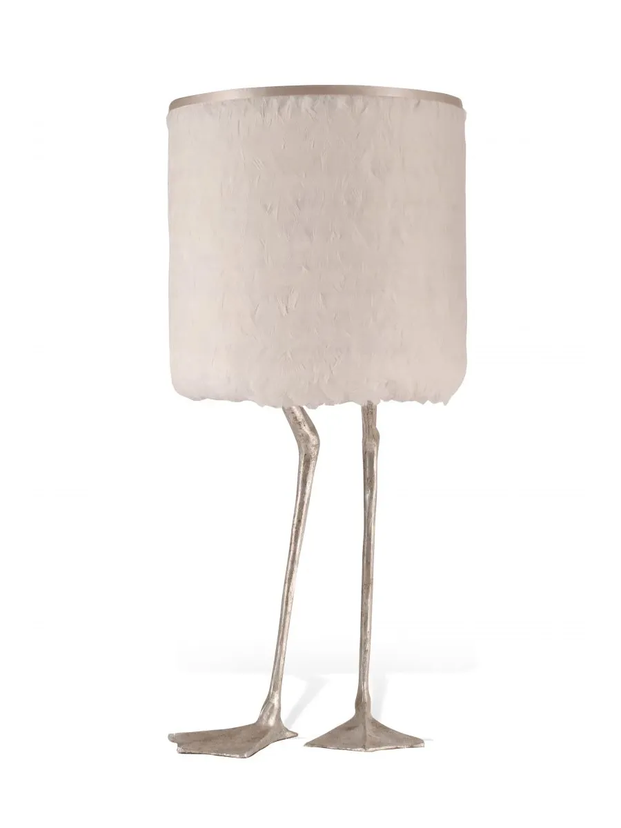 obrazek 1 Designerska lampa do sypialni z kaczymi piórami