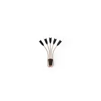 Picture A prestigious wall lamp with delicate and curved shapes