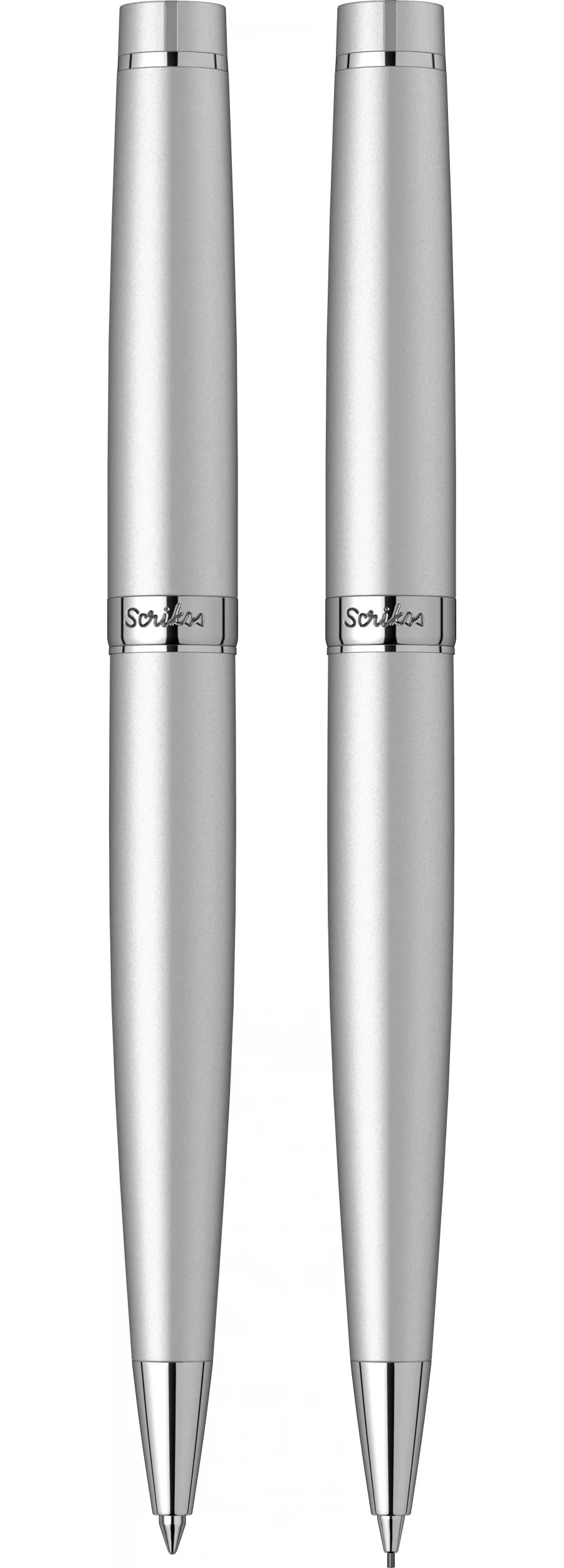 obrazek 3 Komplet piśmienniczy - długopis + ołówek Mechaniczny 0.7mm Honor 38 Mat Chrom