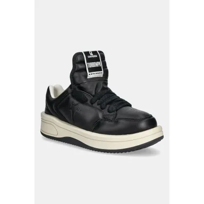 Zdjęcie Rick Owens DRKSHDW sneakersy skórzane x Converse TURBOWPN OX kolor czarny DC01EX063.A12R0