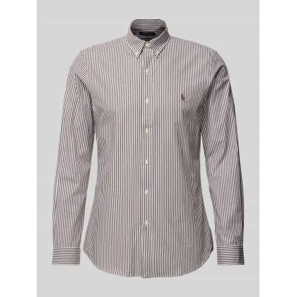 Zdjęcie Koszula casualowa o kroju regular fit z wyhaftowanym logo