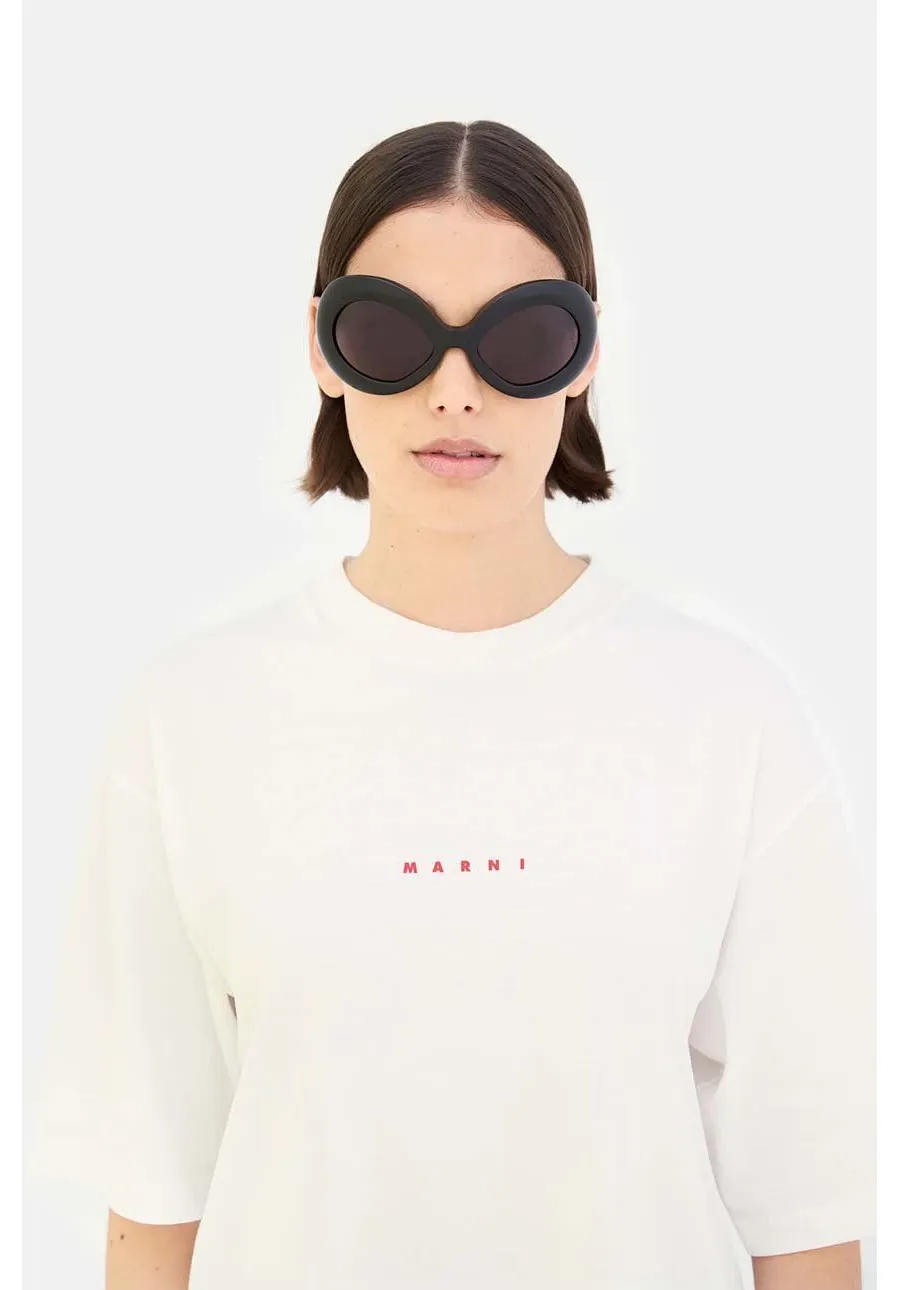 obrazek 1 Marni okulary przeciwsłoneczne Lake Of Fire kolor czarny EYMRN00068 001 4DL