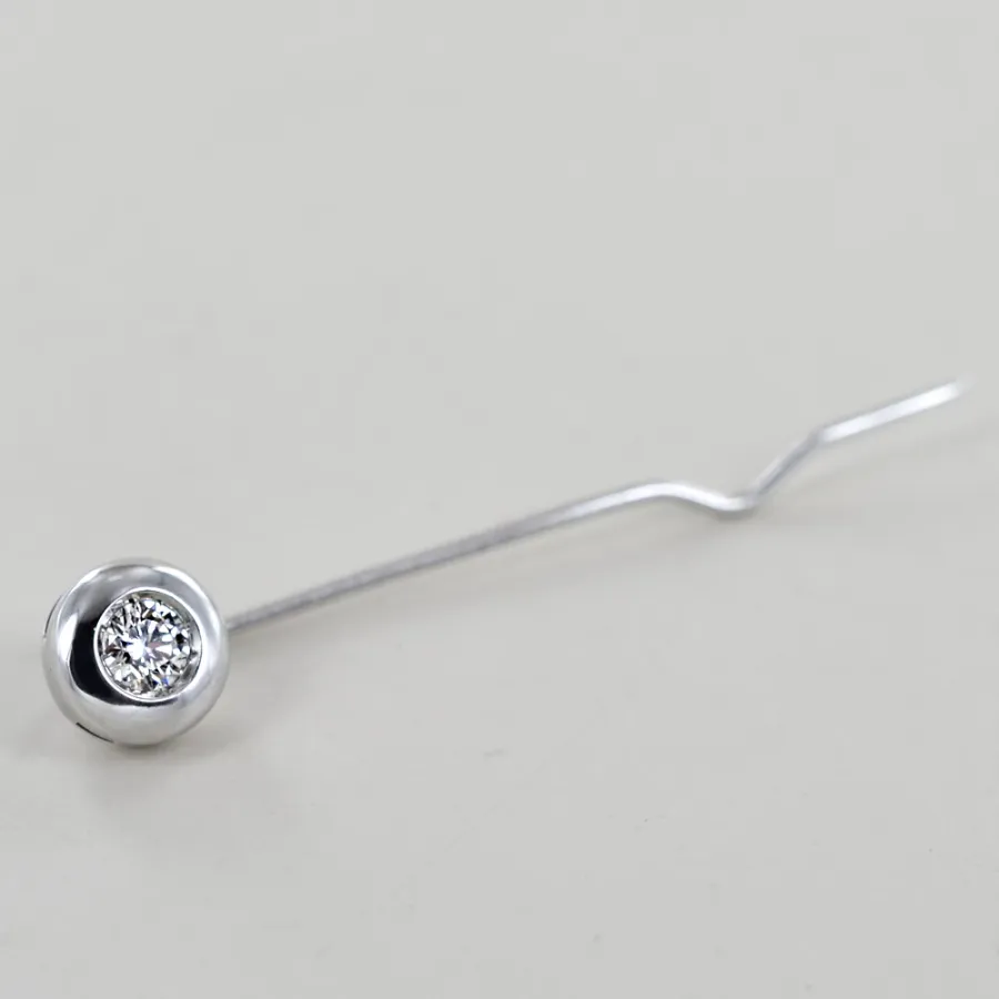 picture 5 Italian men's tie pin with a diamond