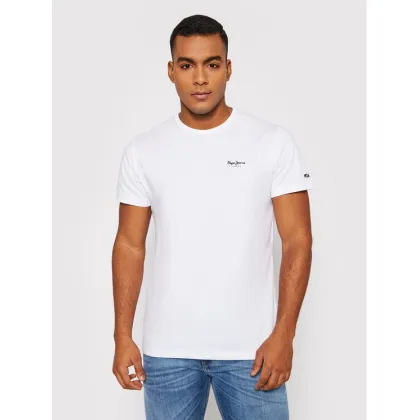 Zdjęcie Pepe Jeans T-Shirt Original Basic 3 N PM508212 Biały Slim Fit