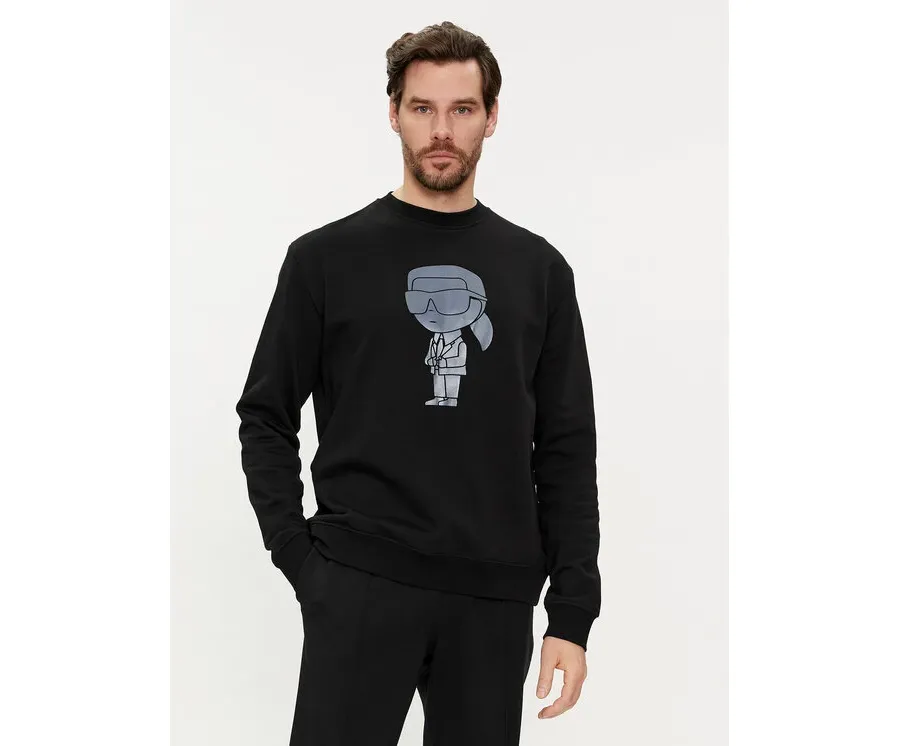obrazek 1 KARL LAGERFELD Bluza 705428 542941 Czarny Regular Fit