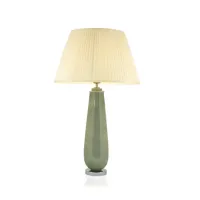 Picture Unconventional ceramic lamp with base made of brass