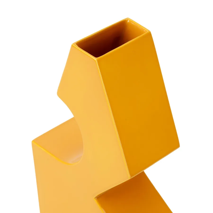 obrazek 2 Wazon szkliwiony ceramiczny H.36xL.20xP.9 cm