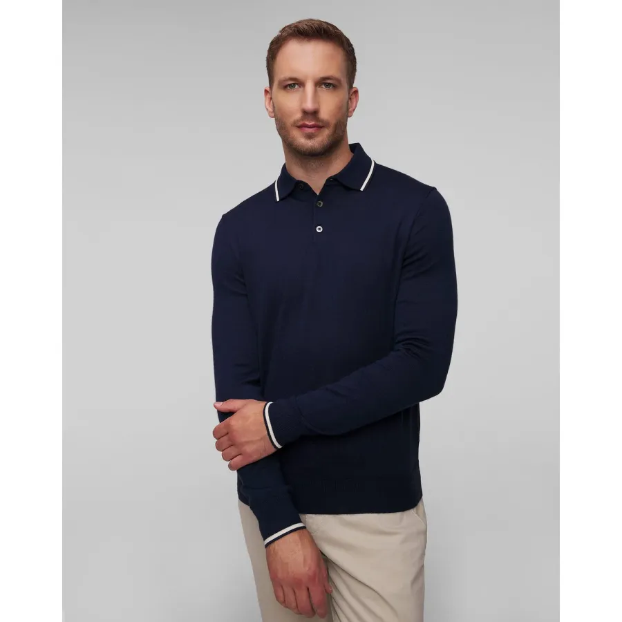 obrazek 1 Granatowy Sweter Z Wełną Męski Ralph Lauren Rlx Golf RLX Ralph Lauren