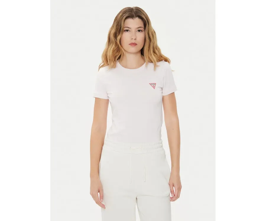 obrazek 1 Guess T-Shirt W2YI44 J1314 Różowy Slim Fit