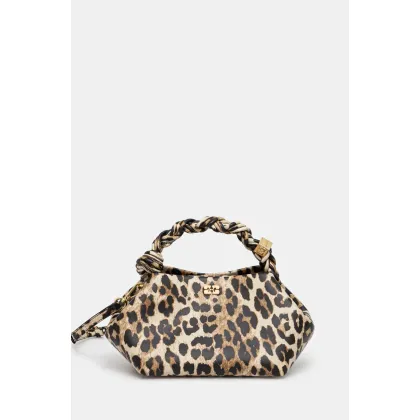 Zdjęcie GANNI torebka Ganni Bou Bag Small Print kolor beżowy A6494