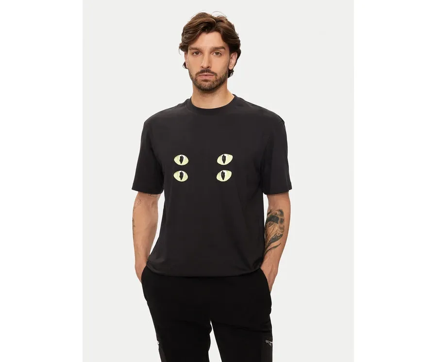 obrazek 1 Hugo T-Shirt Dombreo 50530203 Czarny Regular Fit HUGO