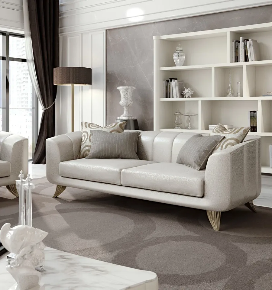 obrazek 2 Luksusowa włoska sofa w stylu nowoczesnym do salonu