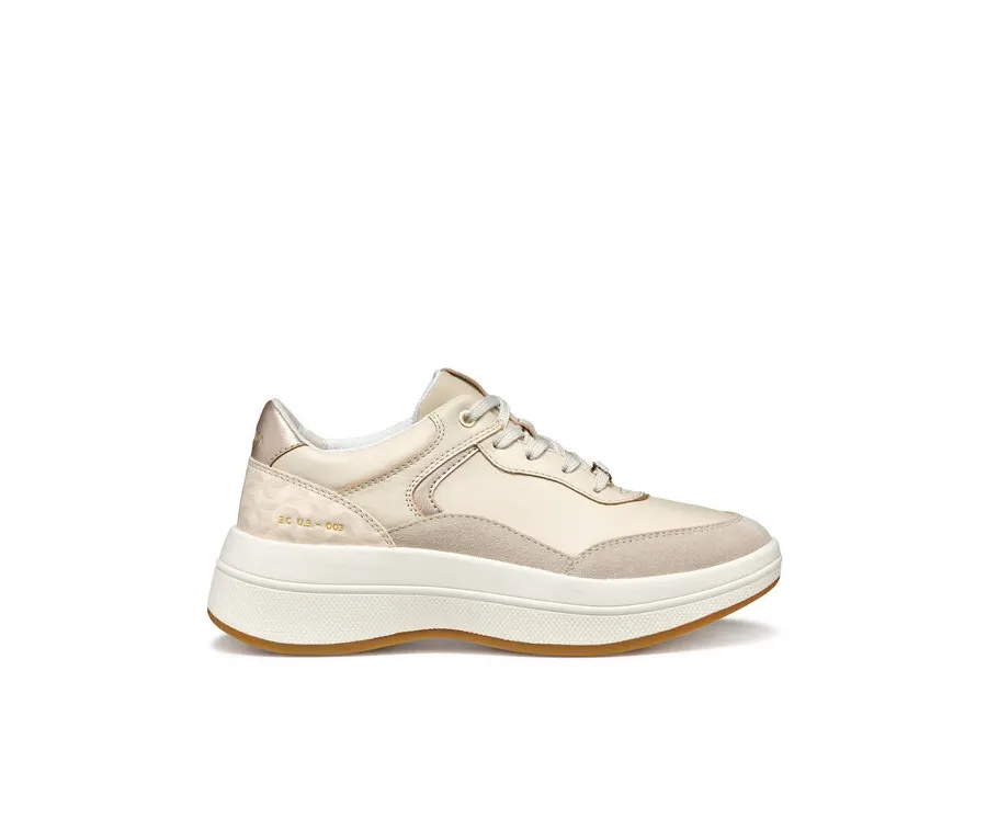 obrazek 1 Geox Sneakersy D Spherica ECUB-3 D46WTD 08504 C1122 Écru