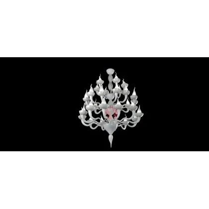 Zdjęcie Wyjątkowy żyrandol ze szkła Murano - Vetreria Artistica Rosa