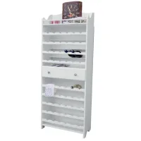 Picture Bottle rack with lacquered drawer - Zanini