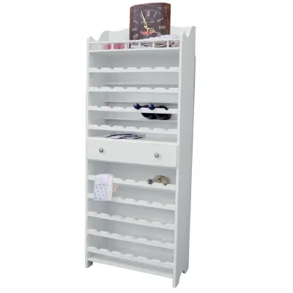 Zdjęcie Regał na butelki z lakierowaną szufladą - Zanini