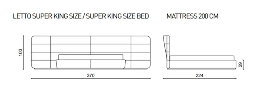 obrazek 3 Wyjątkowe łóżko z ekskluzywnym zagłówkiem, super king size - Ulivi Salotti