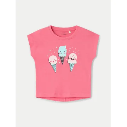 Zdjęcie NAME IT T-Shirt Vigea 13228175 Różowy Regular Fit