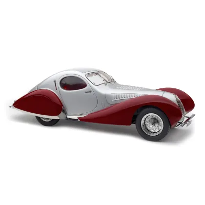 Zdjęcie Auto Talbot-Lago Coupé T150 C-SS Figoni & Falaschi “Teardrop”, 1937-39 srebrno-czerwony
