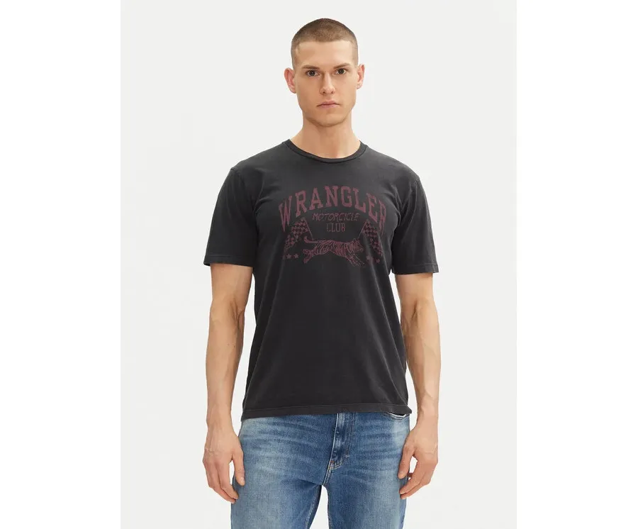 obrazek 1 Wrangler T-Shirt 205921 Czarny Regular Fit