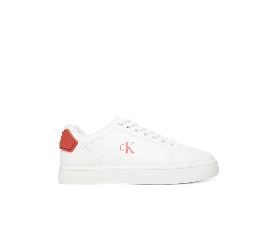 obrazek 1 Calvin Klein Jeans Sneakersy Classic Cupsole Ru Patch Lth YM0YM01297 Biały
