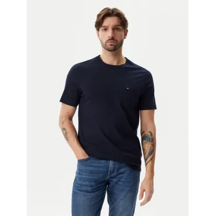 Zdjęcie Tommy Hilfiger T-Shirt Essential MW0MW37283 Granatowy Regular Fit