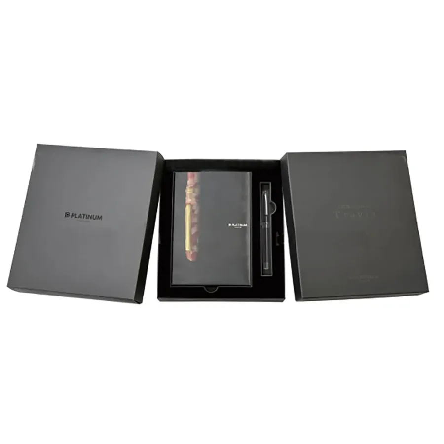 picture 3 Beautiful Platinum 3776 Century TRAVIA fountain pen + book